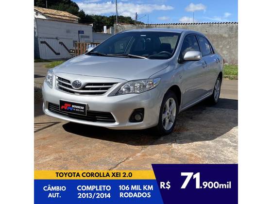 TOYOTA COROLLA 2.0 XEI 16V FLEX 4P AUTOMÁTICO TOYOTA COROLLA 2.0 XEI 16V FLEX 4P AUTOMÁTICO